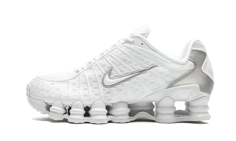 Nike Shox Tl White Metallic Silver Max Orange