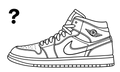 Air Jordan 1 Mid — Sneaker Surprise: contorno ilustrativo; color sorpresa.