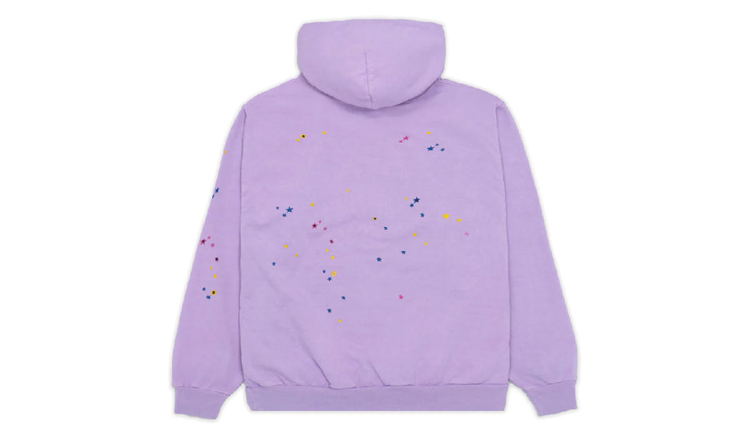 Sp5der Acai Hoodie Purple