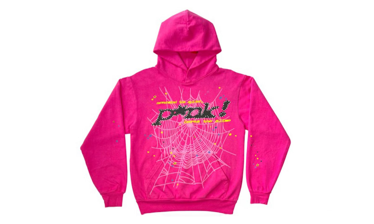 Sp5der P*NK Hoodie Pink