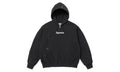 Supreme MM6 Maison Margiela Box Logo Zip Up Hooded Sweatshirt Black