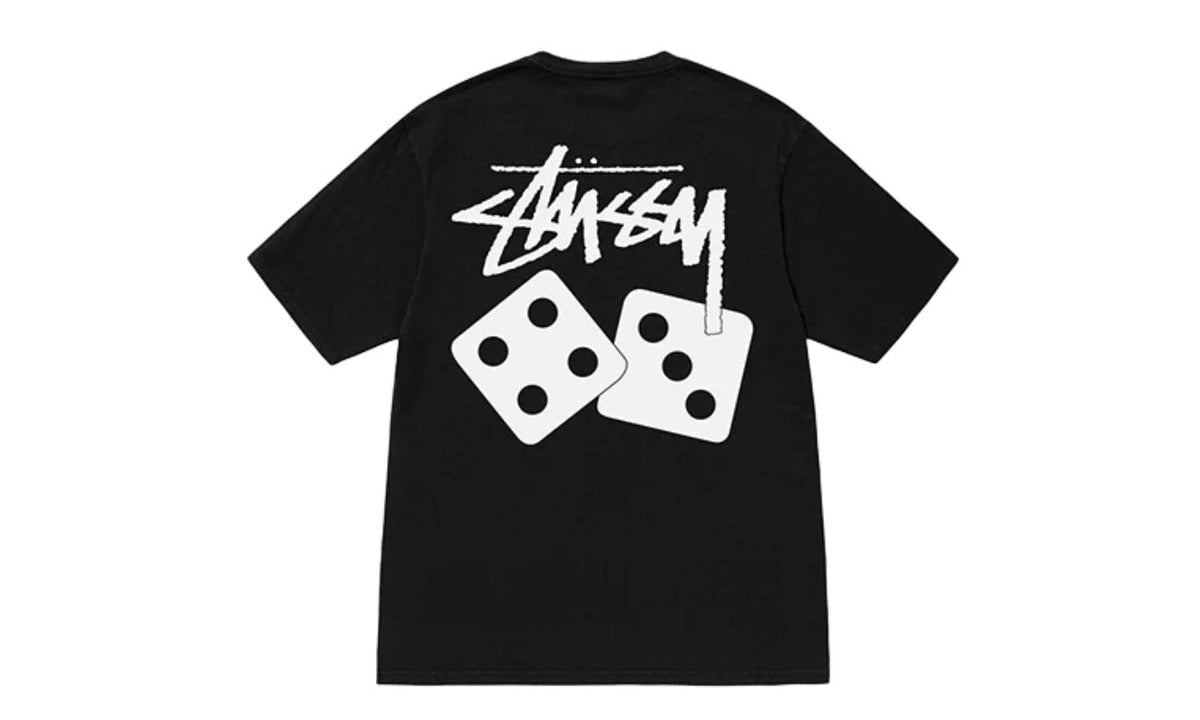 Stussy Dice Pigment Dyed Tee Black