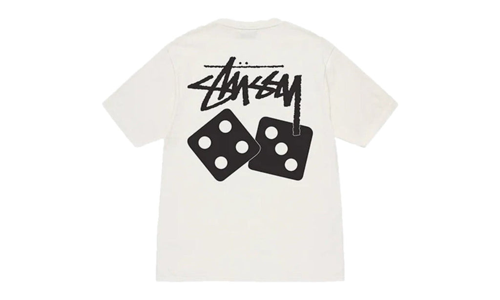 Stussy Dice Pigment Dyed Tee Natural