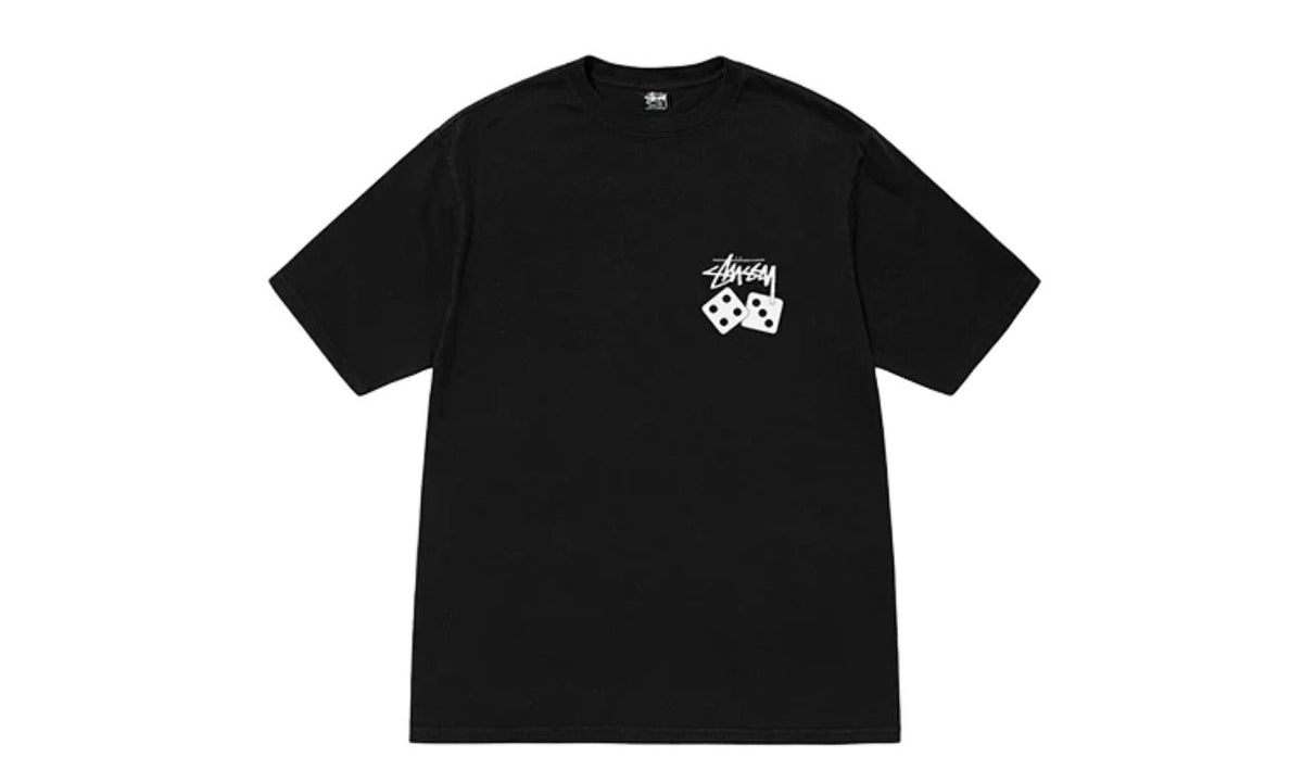 Stussy Dice Pigment Dyed Tee Black