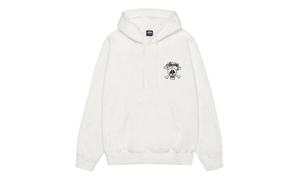 Stussy Pigment Dyed Skull Bones Hoodie Black
