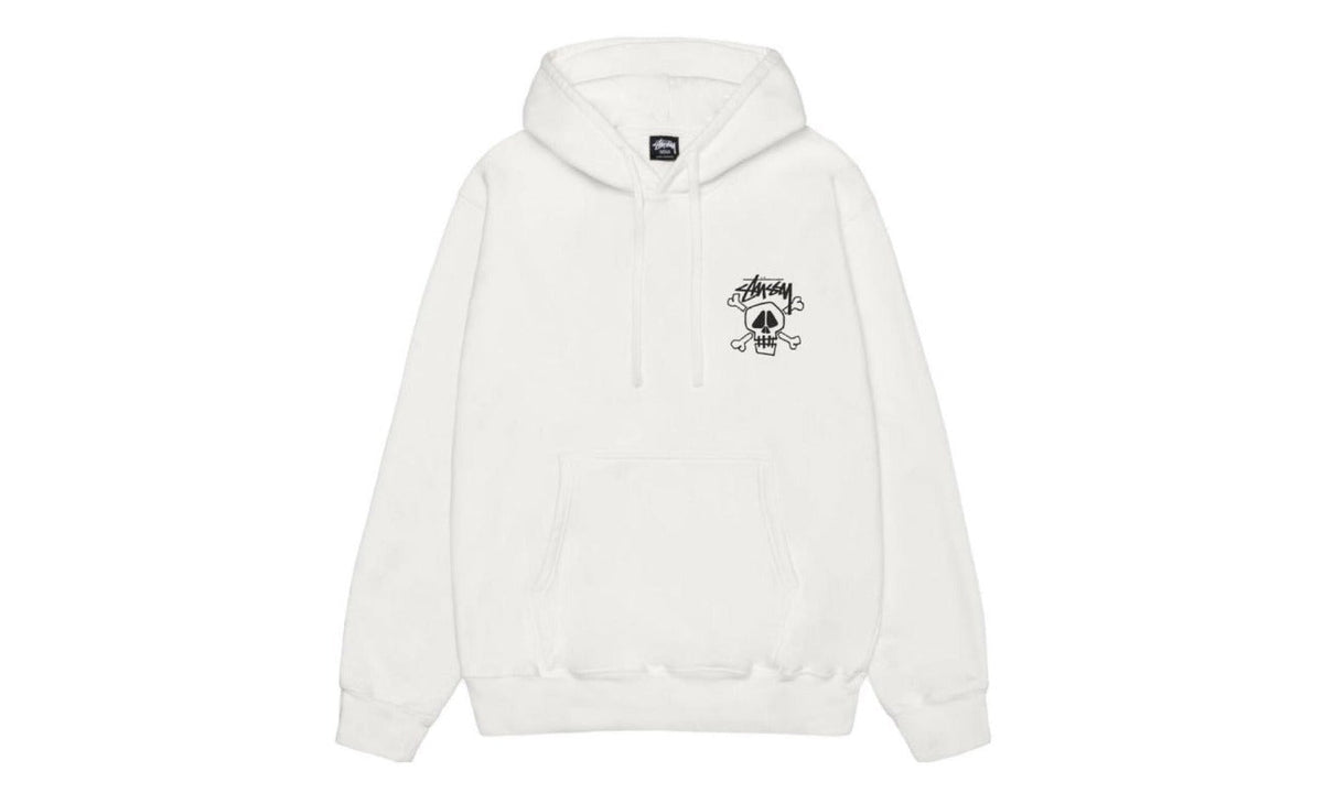Stussy Pigment Dyed Skull Bones Hoodie Black
