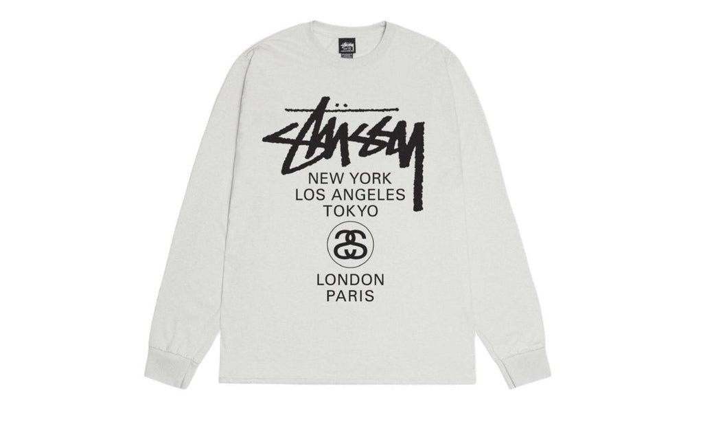 Stussy World Tour L/S Tee Fog