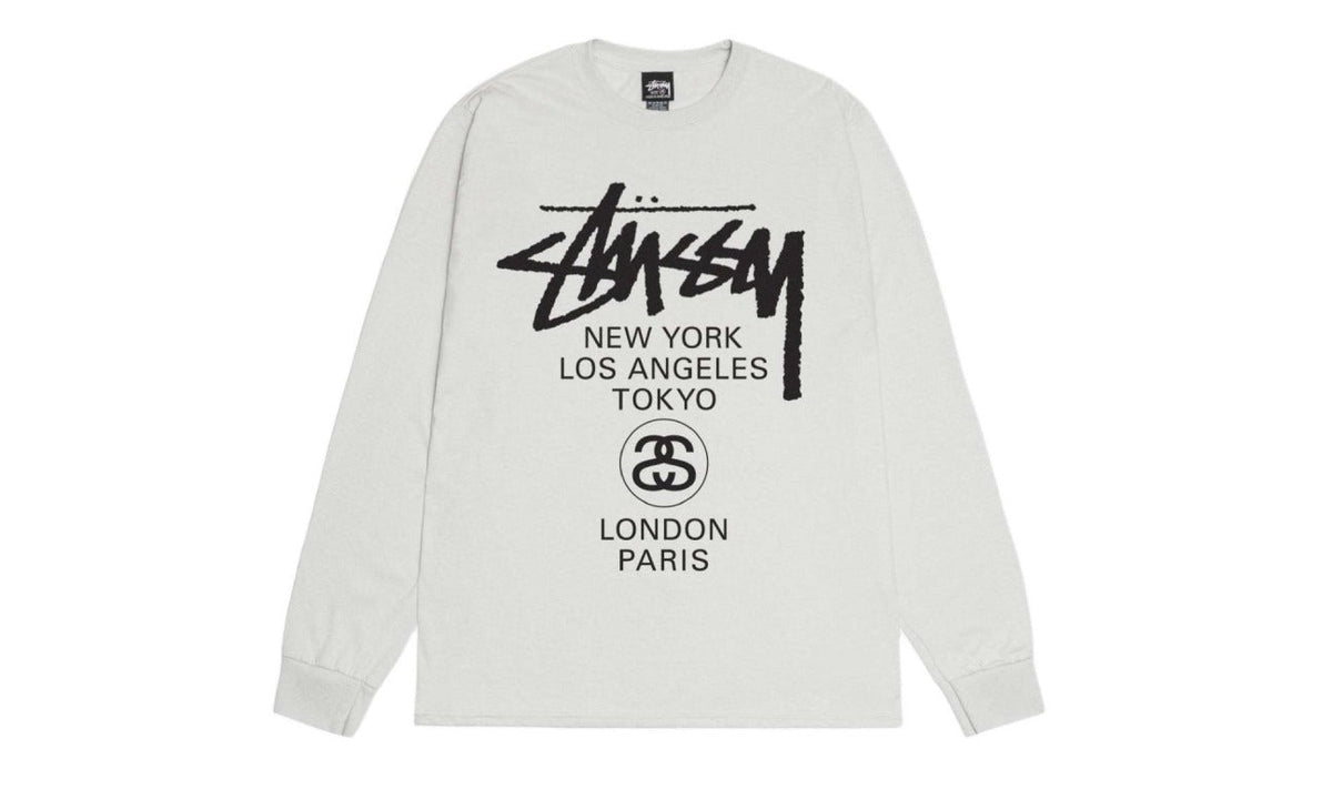 Stussy World Tour L/S Tee Fog