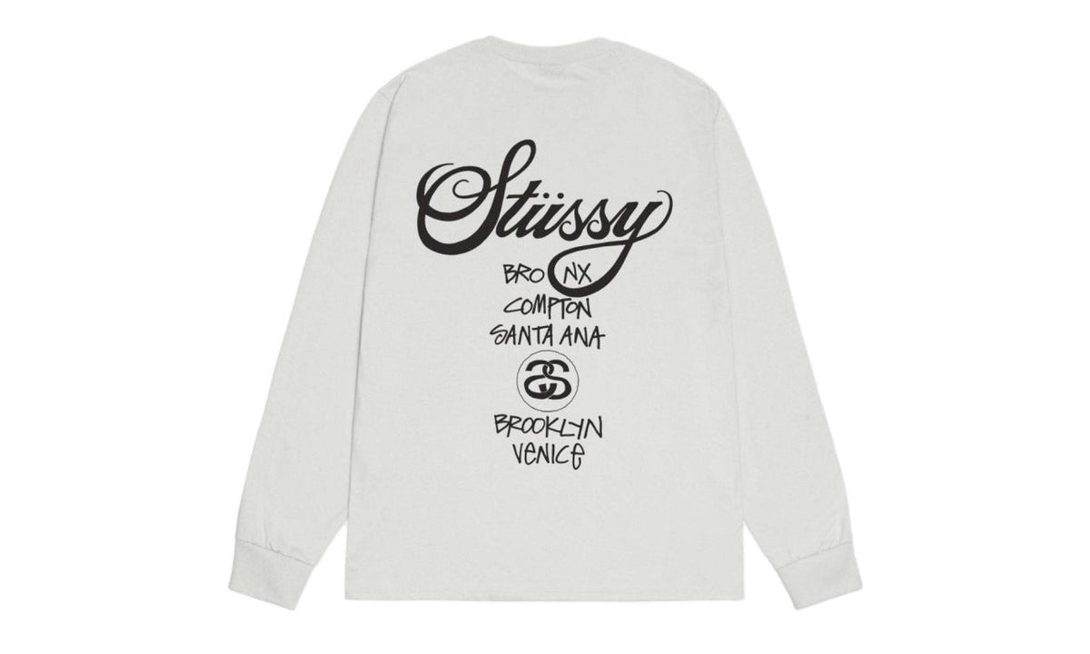 Stussy World Tour L/S Tee Fog
