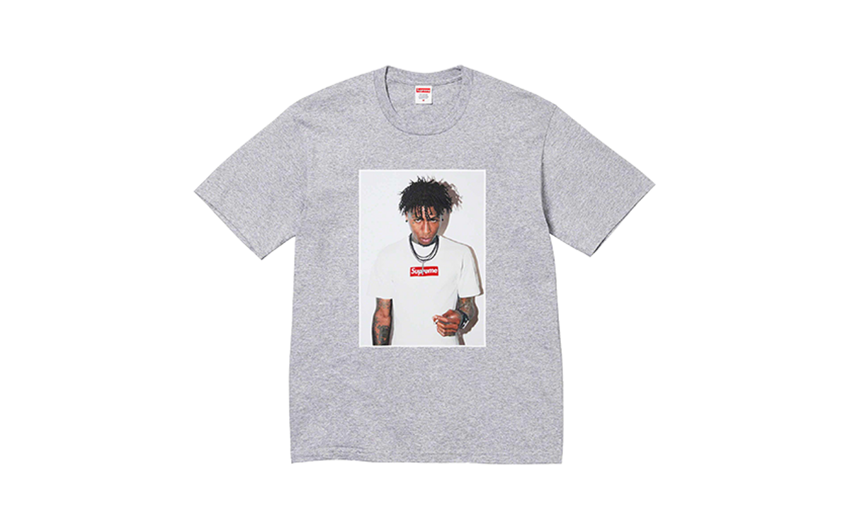 Supreme NBA Youngboy Tee Heather Grey (FW23)