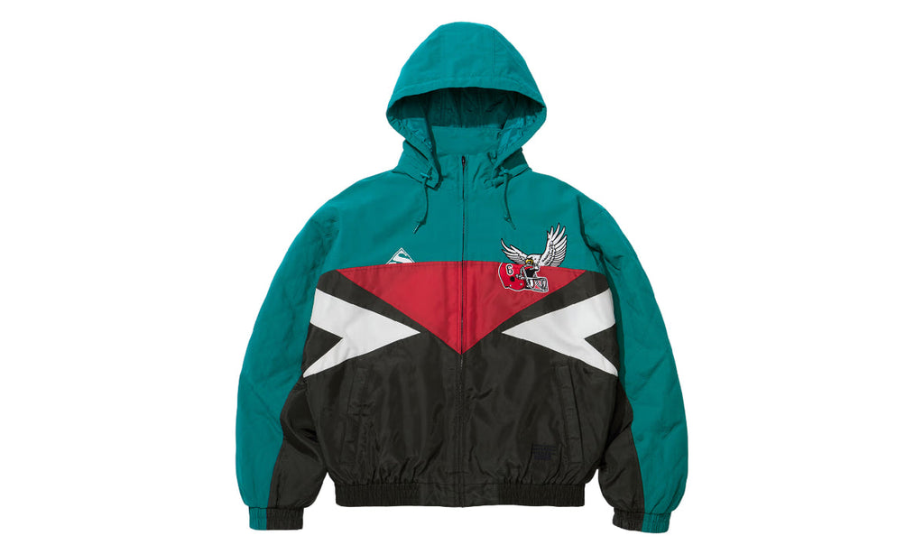 Supreme MM6 Maison Margiela Split Stadium Jacket Teal