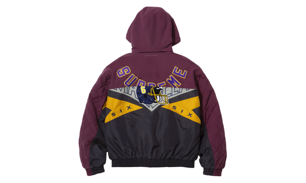 Supreme MM6 Maison Margiela Split Stadium Jacket Purple