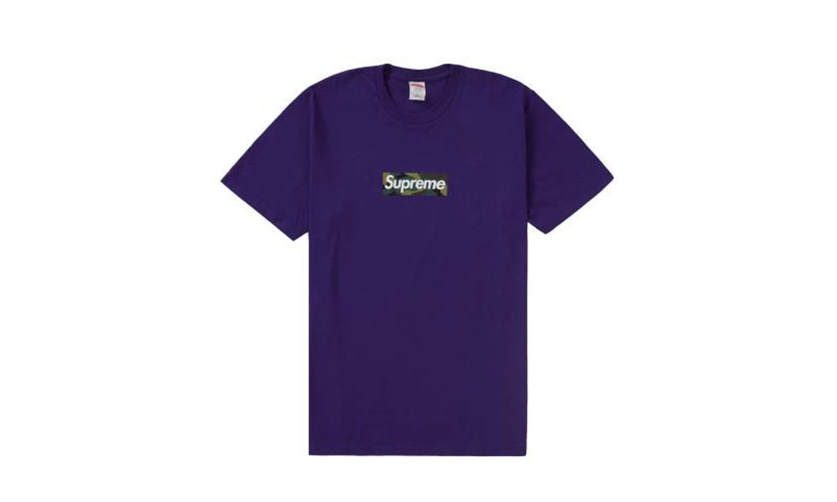 Supreme Box Logo Tee (FW23) Purple