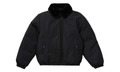Supreme Burberry Shearling Collar Down Puffer Jacket Black