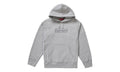 Supreme KAWS Chalk Logo Hooded Sweatshirt Heather Grey
