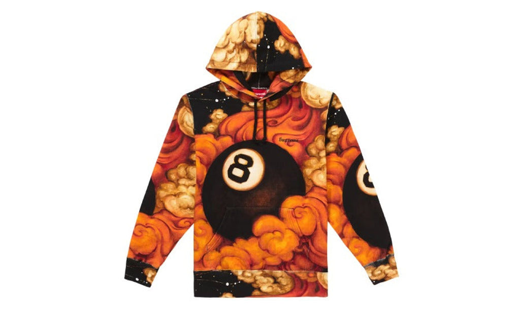 Supreme Martin Wong 8 Ball Hooded Sweatshirt Multi