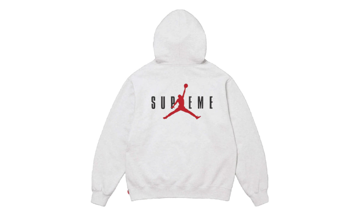 Supreme x Jordan Hooded Sweatshirt (FW24) Ash Grey