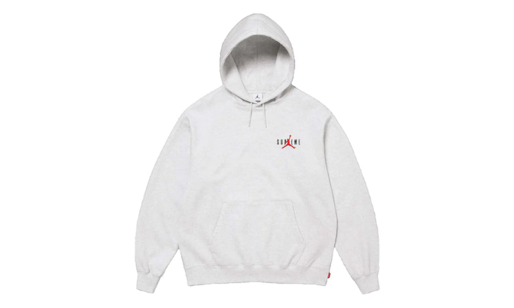 Supreme x Jordan Hooded Sweatshirt (FW24) Ash Grey