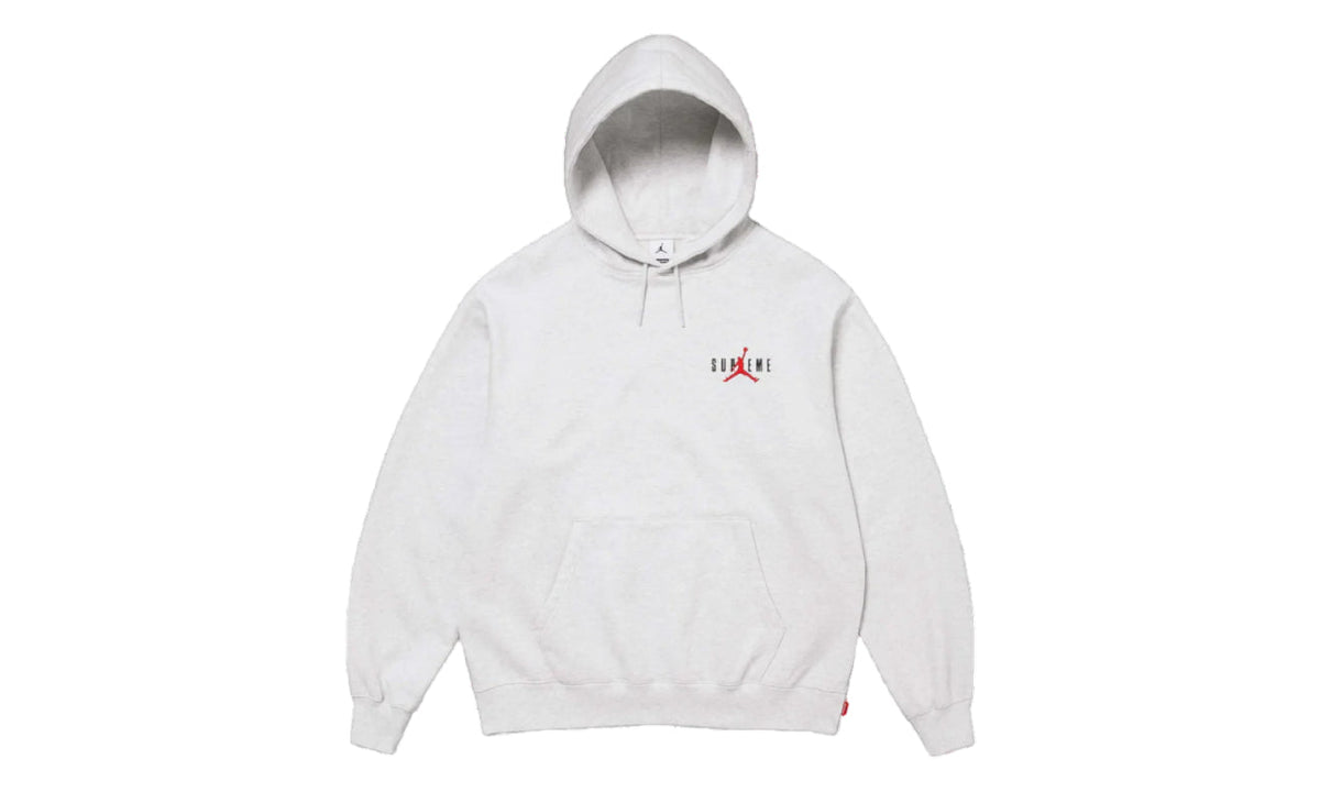 Supreme x Jordan Hooded Sweatshirt (FW24) Ash Grey