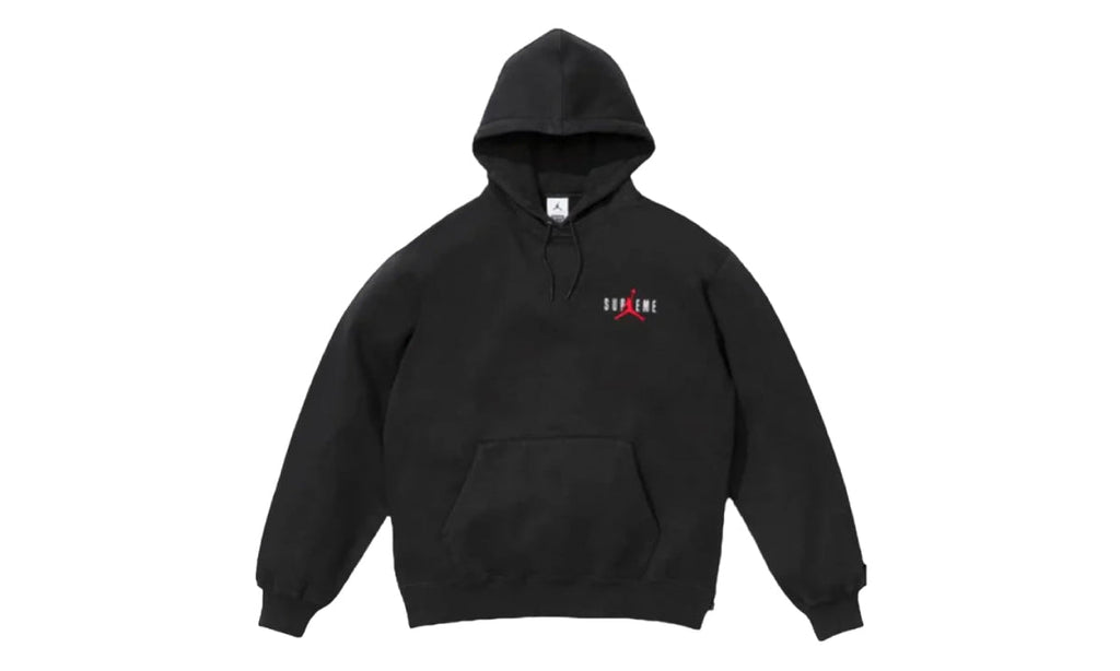 Supreme x Jordan Hooded Sweatshirt (FW24) Black