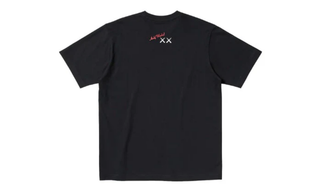 KAWS X UNIQLO WARHOL UT GRAPHIC 476351 T-SHIRT BLACK