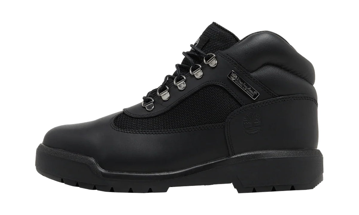 Timberland Field Boot Mid Lace Up Waterproof Black — vista 1
