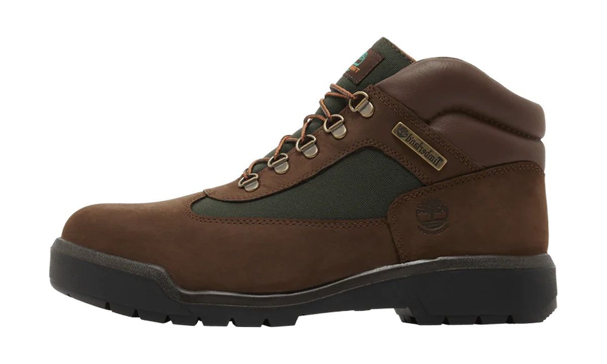 Timberland Field Boot Mid Lace Up Waterproof Chocolate — vista 1