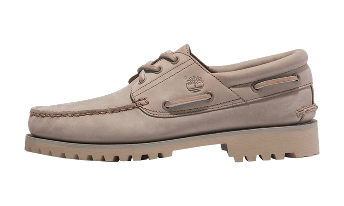 Timberland 3-Eye Lug Handsewn Boat Shoe Taupe — vista 1