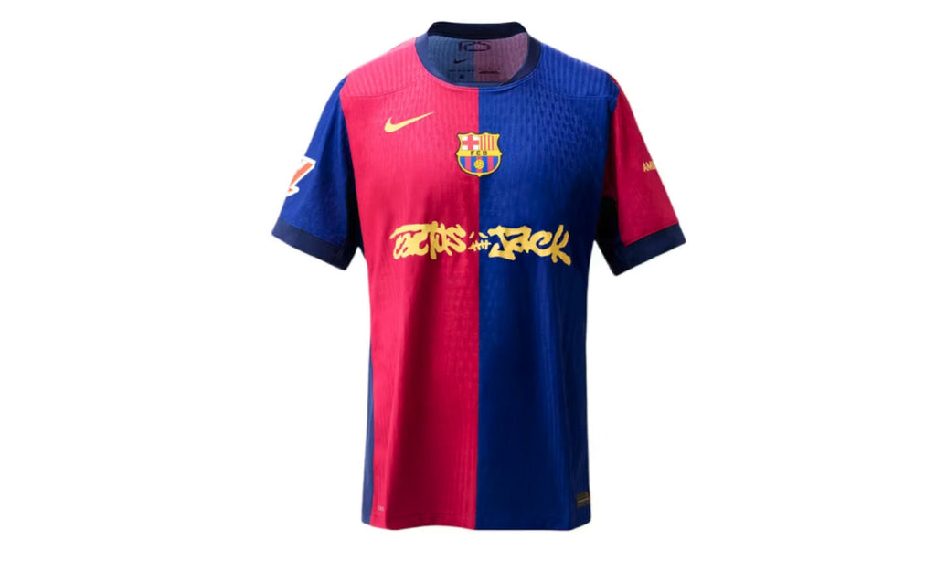 FC Barcelona x Travis Scott Limited Edition Match Home 2024/25 Jersey Blue/Scarlet