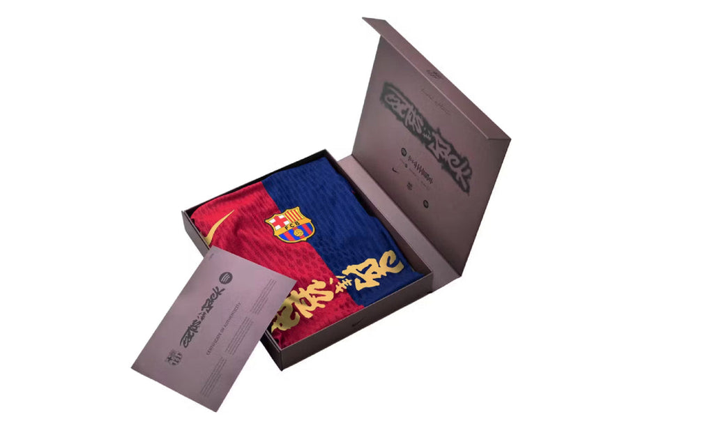 FC Barcelona x Travis Scott Limited Edition Match Home 2024/25 Jersey Blue/Scarlet
