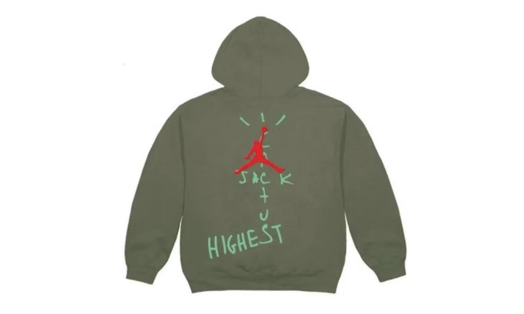 Travis Scott Jordan Cactus Jack Highest Hoodie Olive