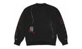 Travis Scott Stitched Crewneck Black