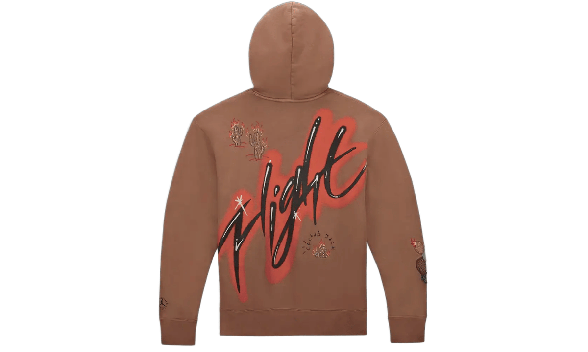 Travis Scott x Air Jordan Flight Graphic Hoodie Archaeo Brown