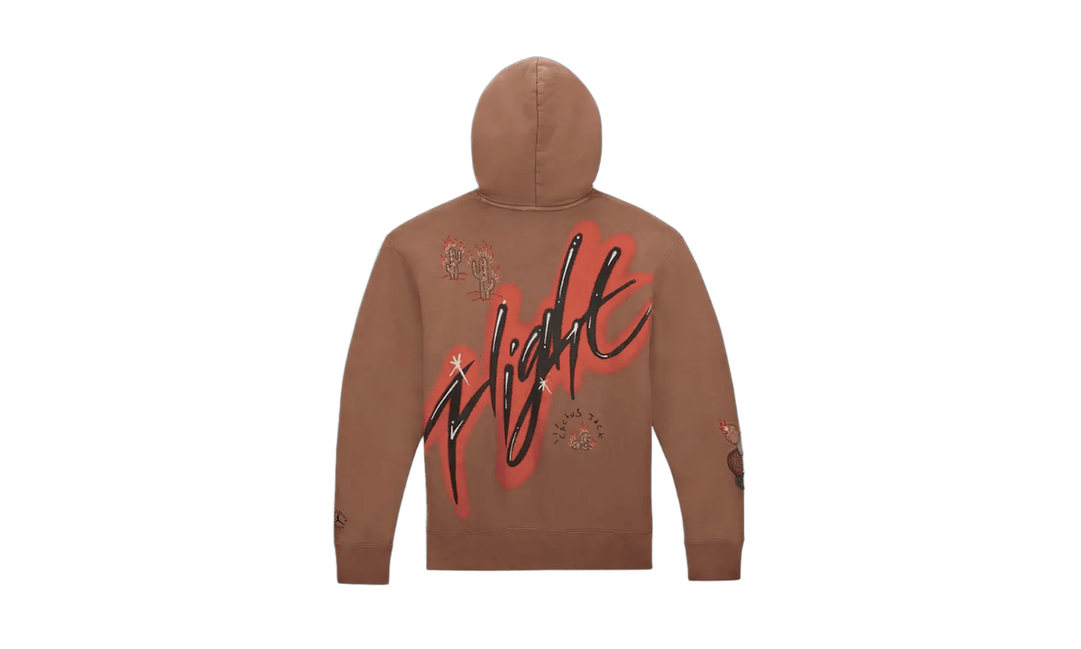 Travis Scott x Air Jordan Flight Graphic Hoodie Archaeo Brown