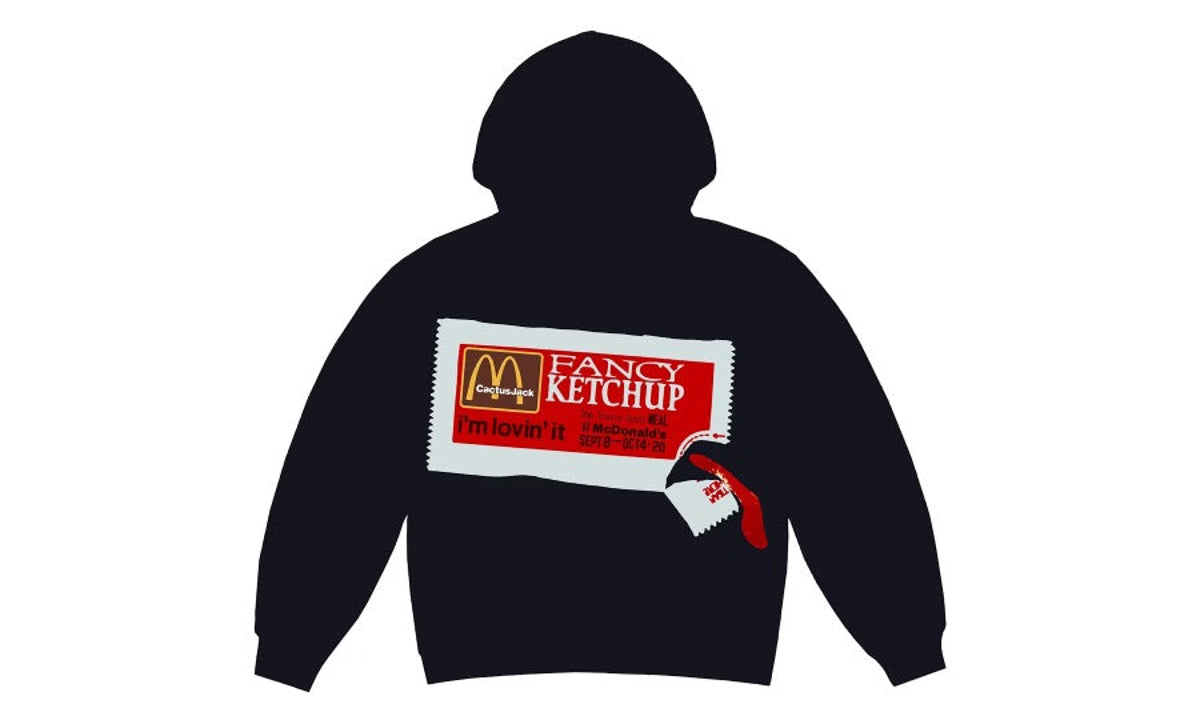 Travis Scott x CPFM 4 CJ Ketchup Hoodie Black