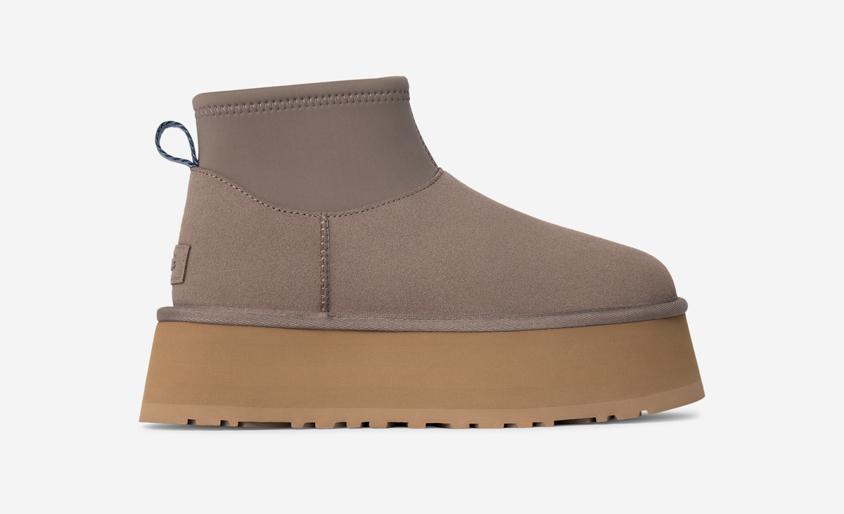UGG Classic Mini Dipper Boot Smoke Plume (Women's) - 1168170-SKP - Vista 1