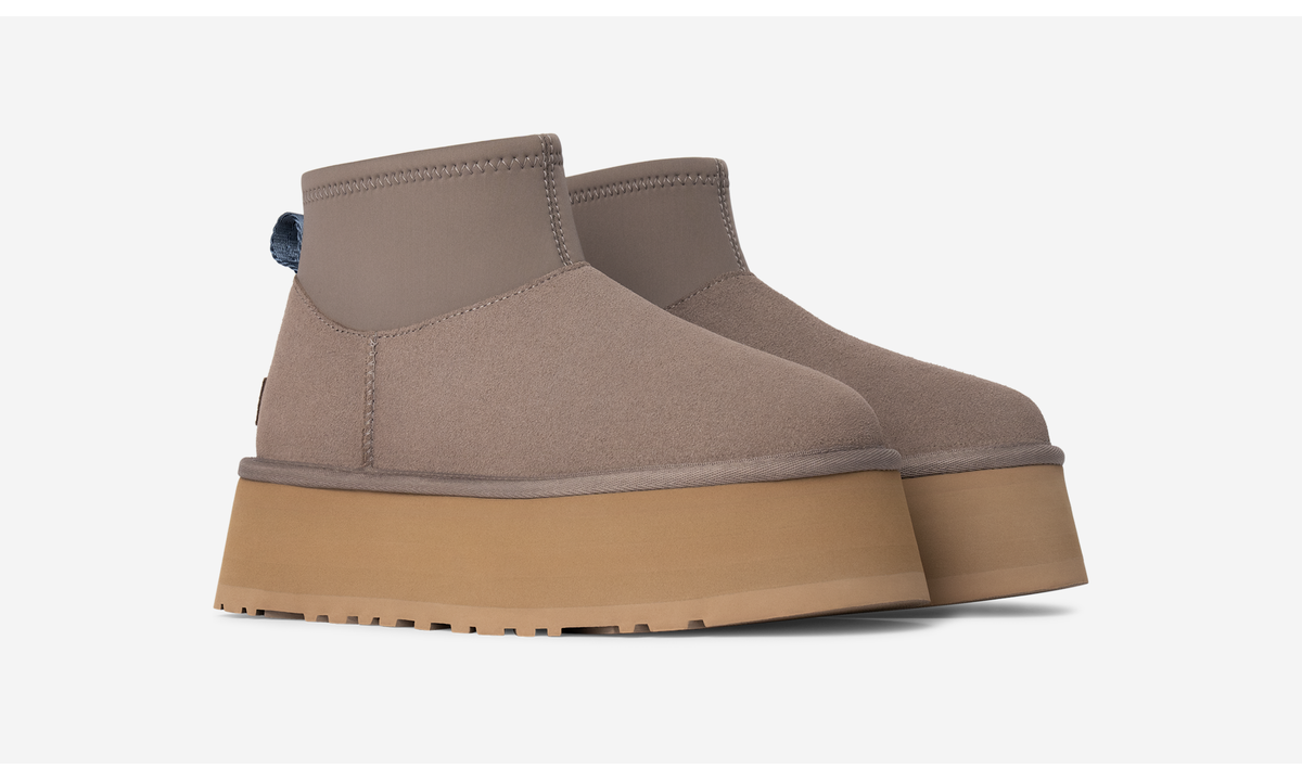 UGG Classic Mini Dipper Boot Smoke Plume (Women's) - 1168170-SKP - Vista 2